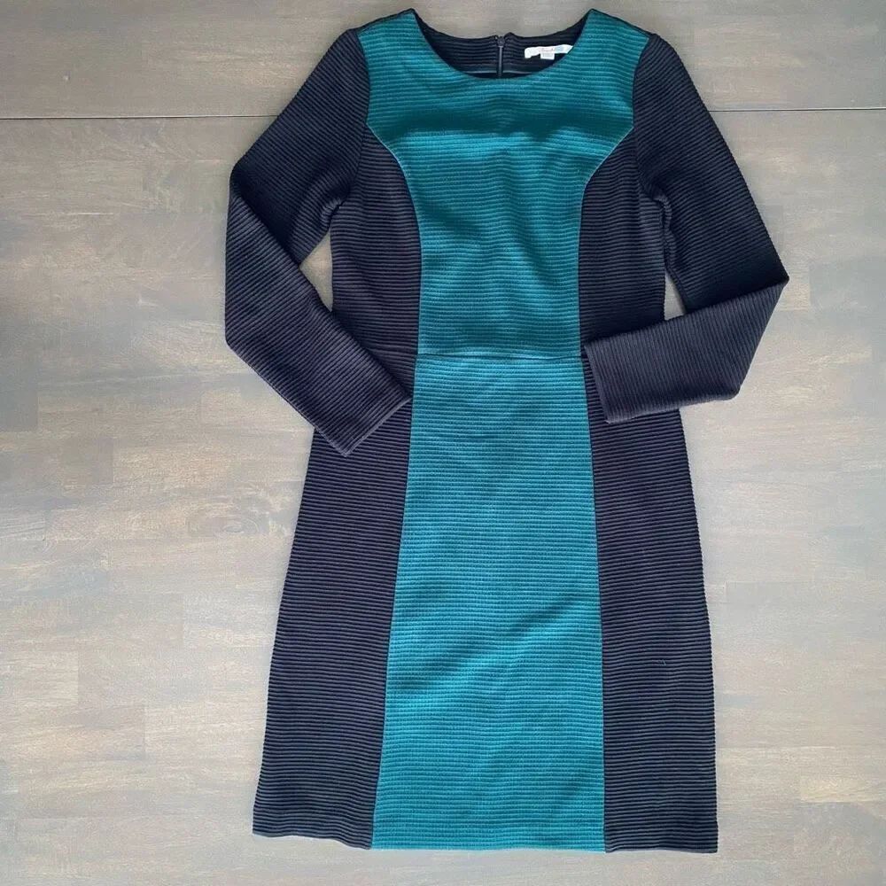 Boden Serena Ponte Colorblock sheath dress